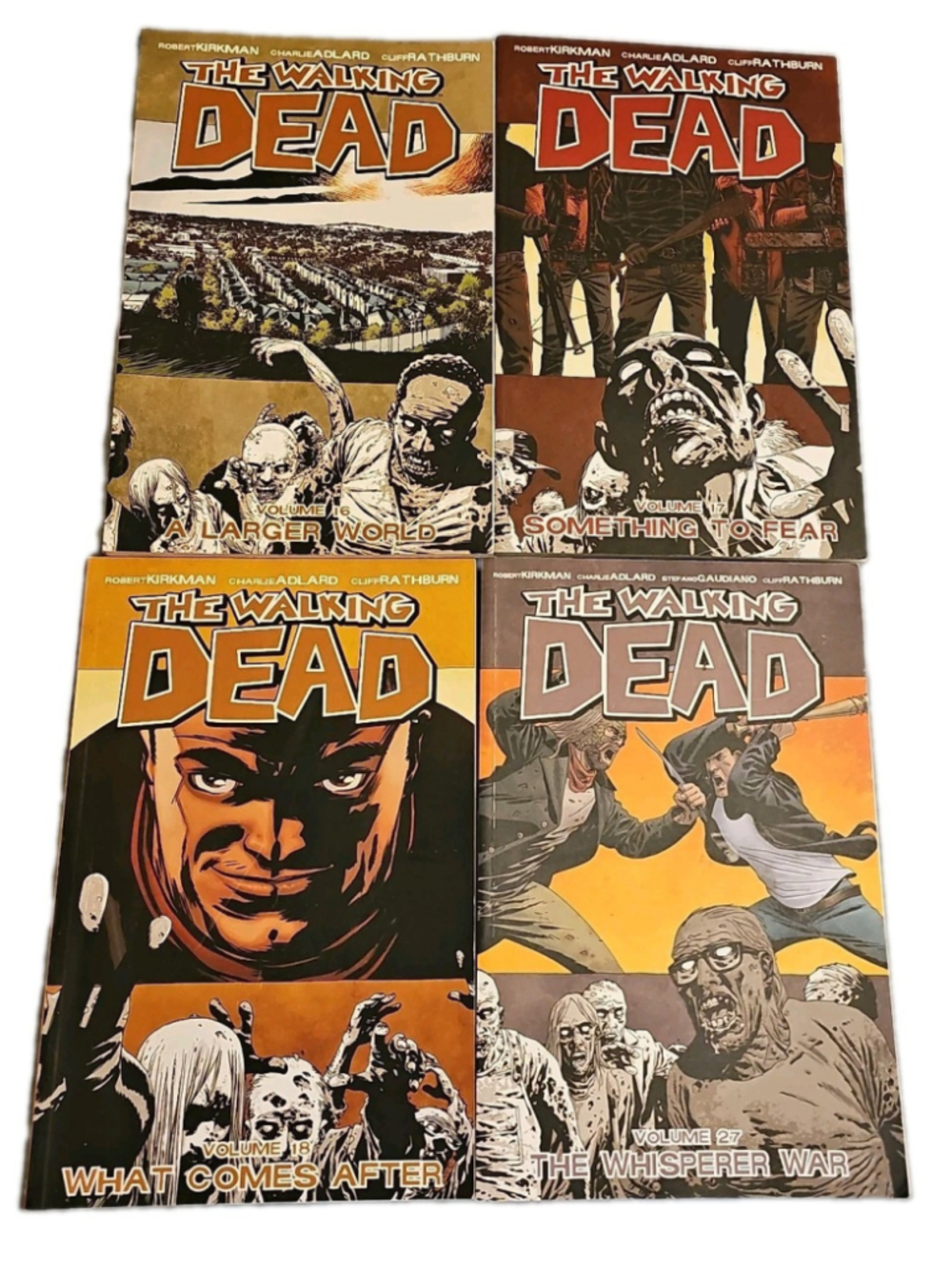 Lot Of 4 The Walking Dead Books Volume 16 17 18 & 27 Robert Kirkman 1st Print &